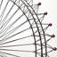 Sculpture en métal et bois London Eye