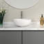 13Inch  Ceramics Round  Bathroom  Sink,White