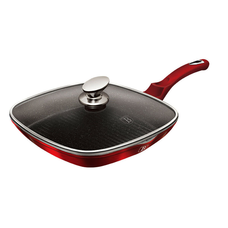 28cm Non-Stick Aluminium Grill Pan / Griddle Set