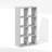 Furinno Cubic Open Back Multipurpose Clothing & Closet Storage Organizer Shelf, 8-Cube-422028734