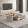 Buckwell Extendable Coffee Table with LED Lights & 2 Drawers