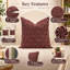 Housse de coussin Fancy rouille-730854004