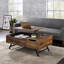 Table basse en faux grain de marbre avec plateau relevable-2015182559