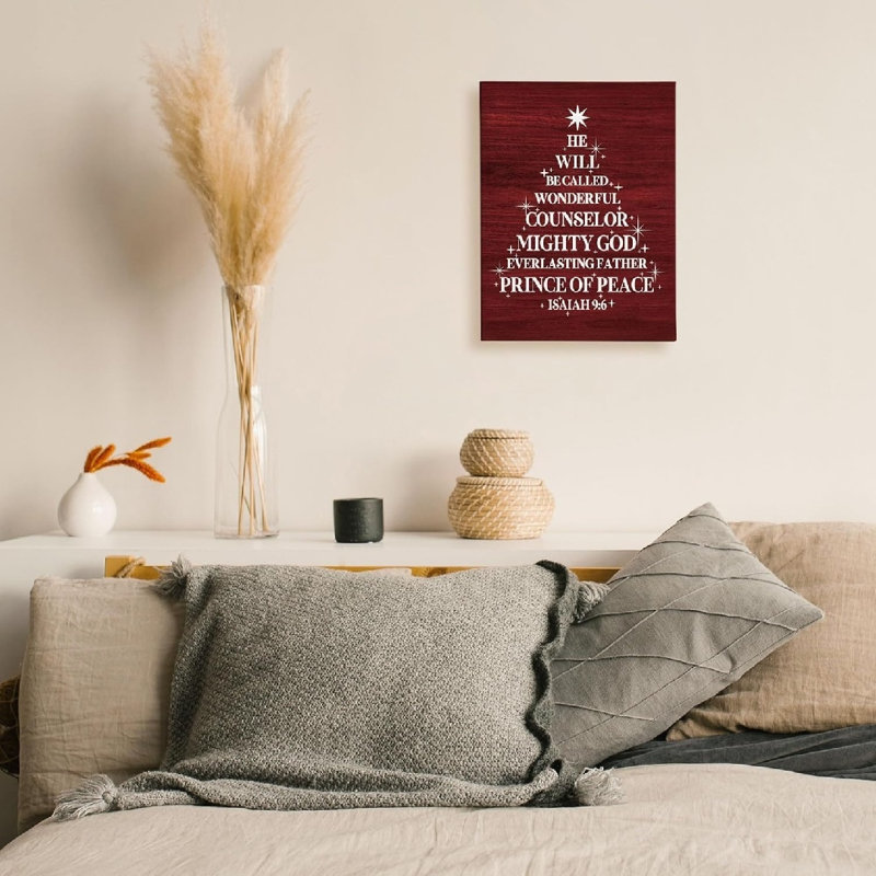 Thème de Noël, art mural sans cadre, 16 x 20