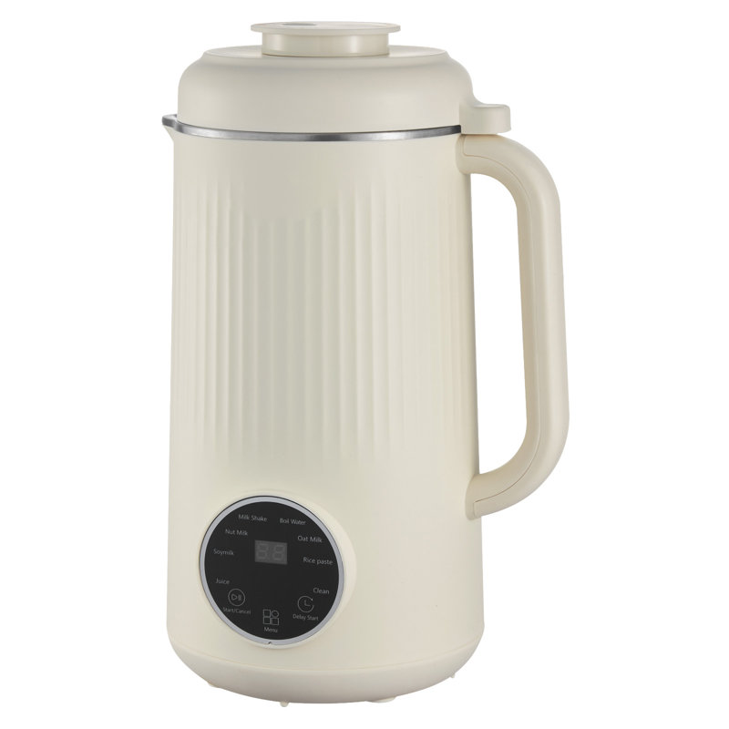 Machine à lait 8 en 1, machine à lait de soja 41 oz avec 10 pales, pour avoine maison, noix, soja, jus, lait frappé, céréales de riz, boissons à base de plantes avec auto-nettoyage, eau bouillante, délai de 12 heures