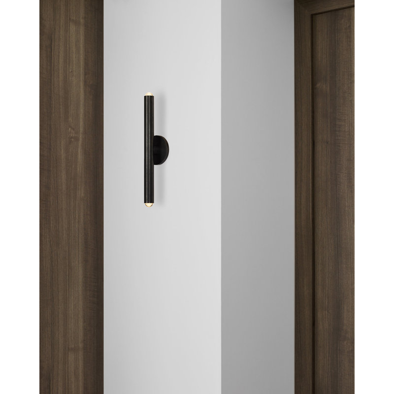 Ebell 1 - Light LED Armed Sconce, Dark Bronze