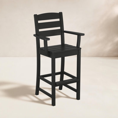 POLYWOOD® Lakeside Arm Patio Bar Stool