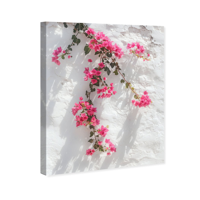 Santorini Blush Print by Oliver Gal, 16"H x 20"W, Gallery Wrapped