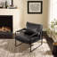Faux Leather Armchair-829950532
