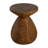 Patti Outdoor Patio MGO Wood Side Table, Wood Grain Finish, Set Of 1