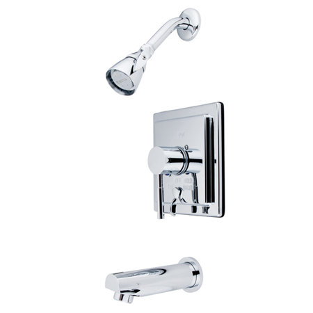 South Beach Volume Control Tub and Shower Faucet with Rough-in Valve