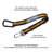 Direct to Seatbelt Tether, Orange