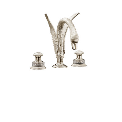 Swan Widespread Bathroom Faucet with Drain Assembly