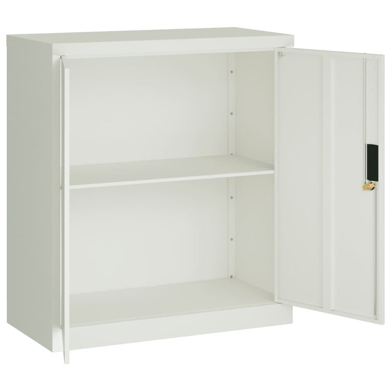 31.1'' Wide Storage Cabinet, Light Gray