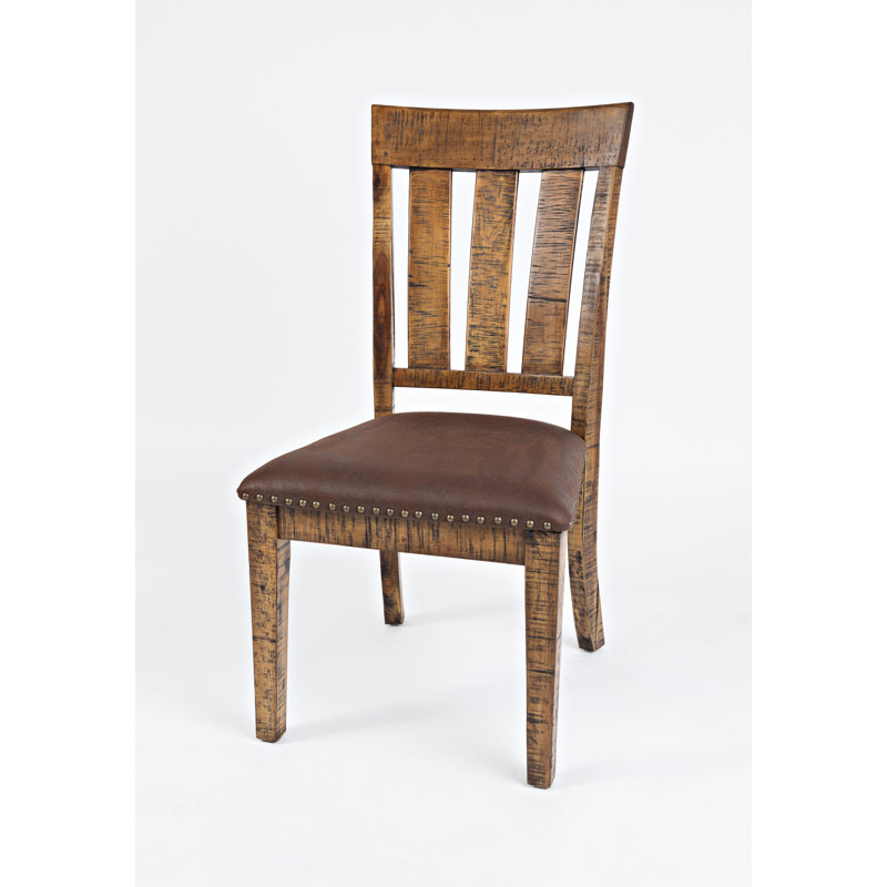 Chaise d'appoint en similicuir 18 po Crawford