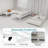 Heavy-Duty Sturdy Meta Twin Over Twin Bunk Bed/L/ Noise Reduced/ Safety Guardrail/No Box Spring Needed-665934937