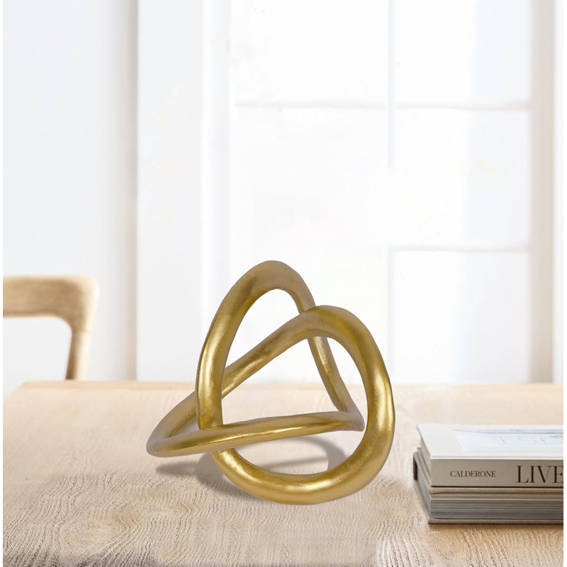 Modern Geometric Circular Sculpture