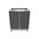 Armoire de cuisine d'extérieur 2 portes pour évier de cuisine - gris foncé