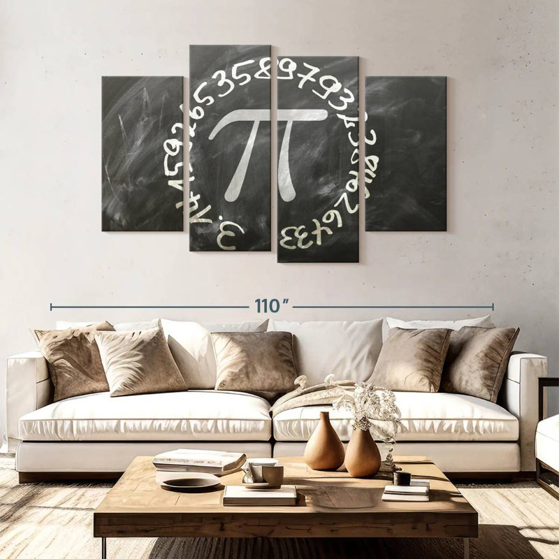Keiri Pi Math, 54" H x 84" W