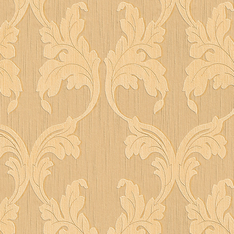 Tessuto 10.05m x 53cm Wallpaper, Beige/Orange