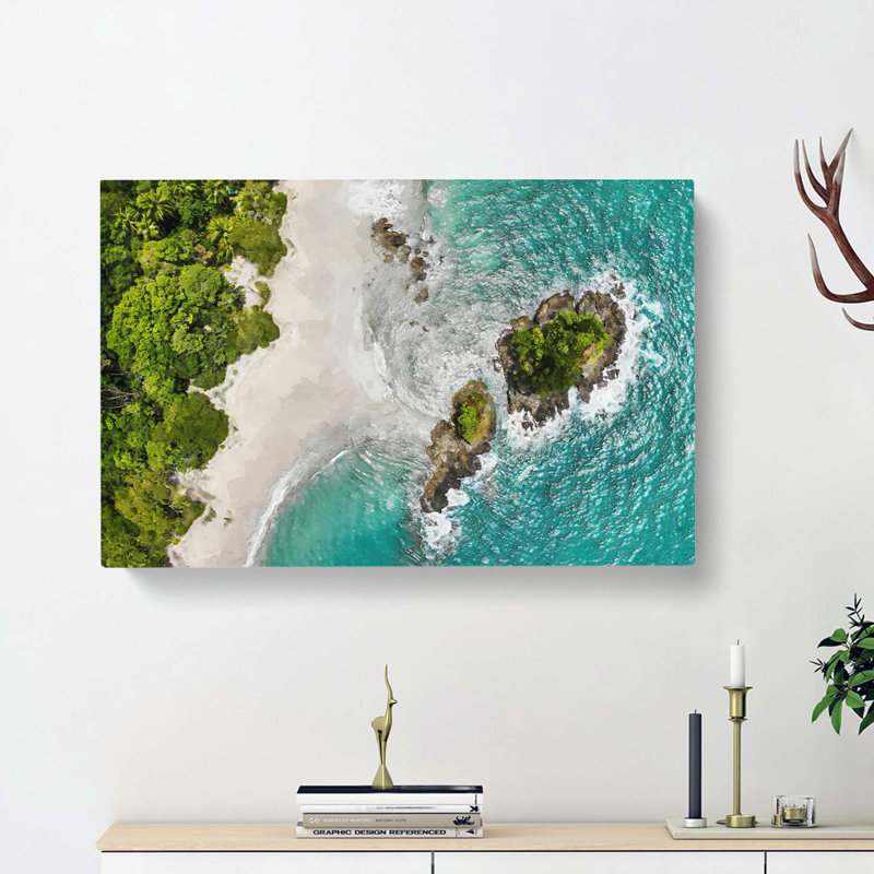 Escondido Beach In Costa Rica - Wrapped Canvas Print, 40cm H x 60cm W x 3cm D