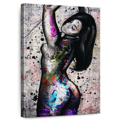 African Curves Canvas Print