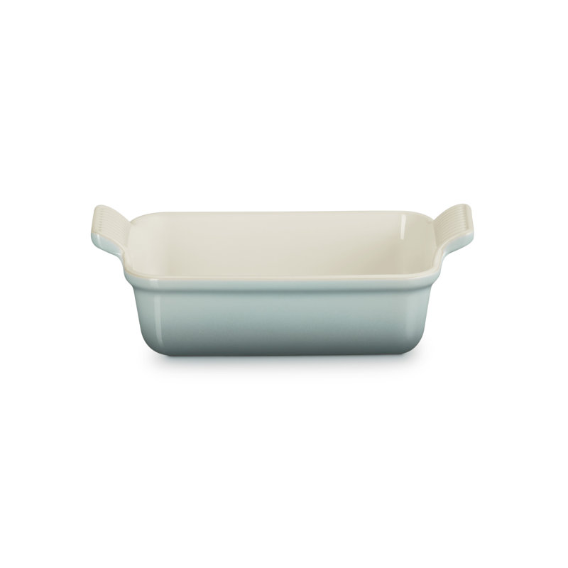 Le Creuset Stoneware Heritage Rectangular Dish, 19cm/1.1L, Sea Salt