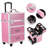 4 Tier Lockable Cosmetic Makeup Train Case with... - Plastic - 1 Piece - Storage Box - Red - 4-Layer Design