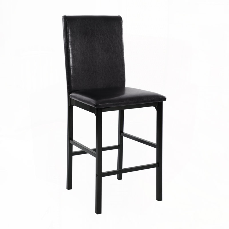 Bar Stools Set with Back,Metal Frame