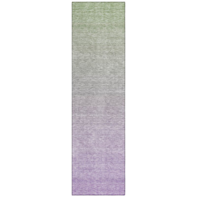 Zoiea Washable Ombre Indoor / Outdoor Rug