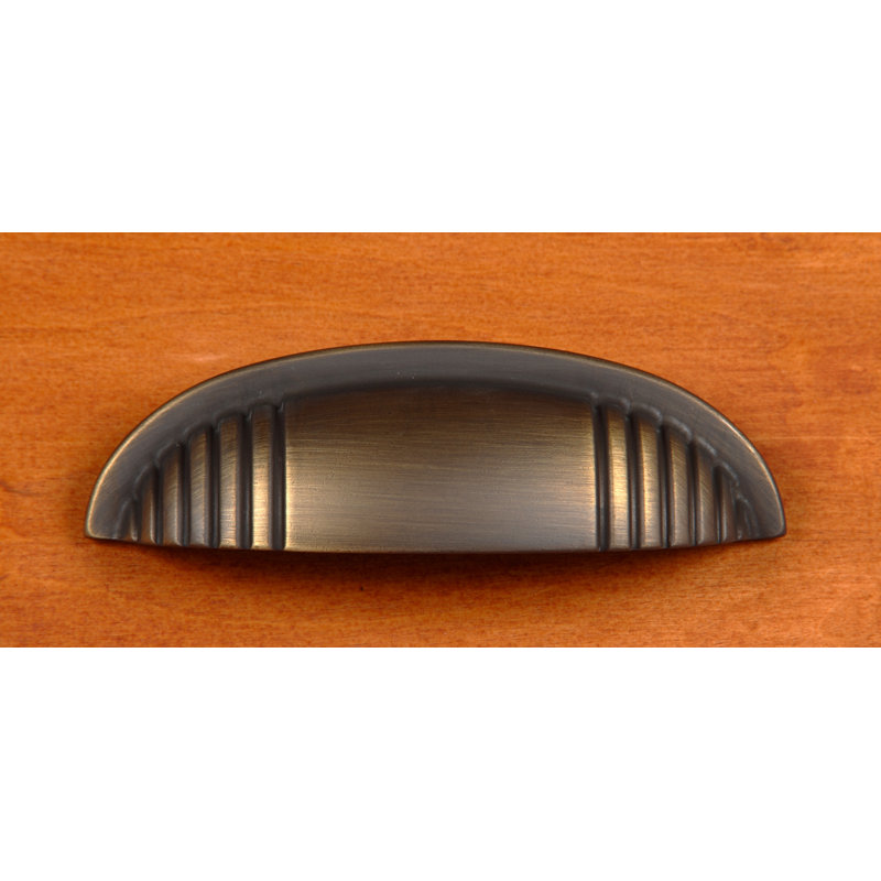 Ridges Edge Cup / Bin Pull, Antique English