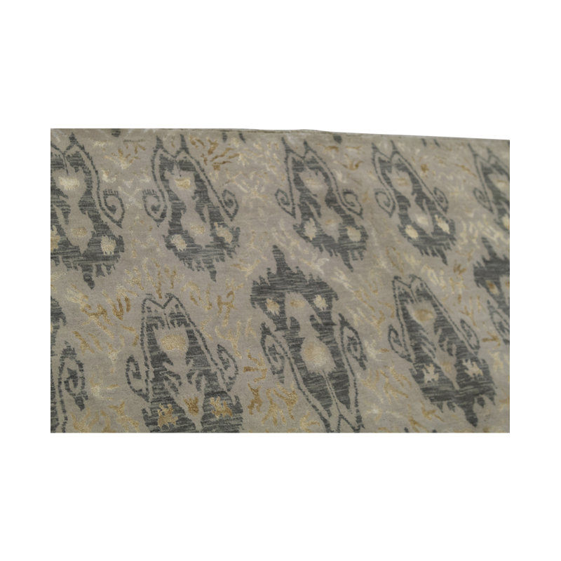 Cotton Ikat Area Rug