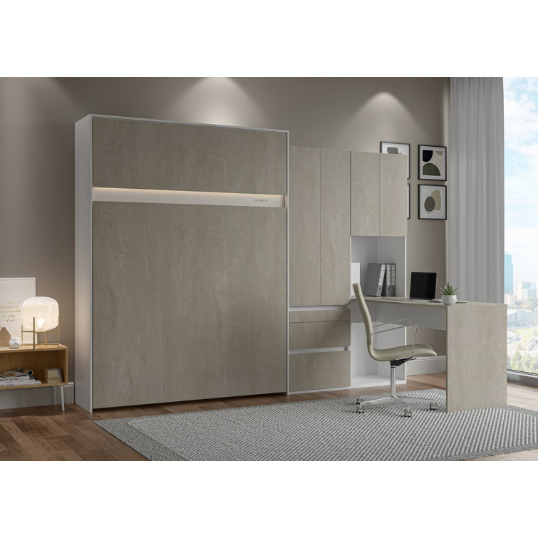 Dez Efficient Bed with Storage and Desk