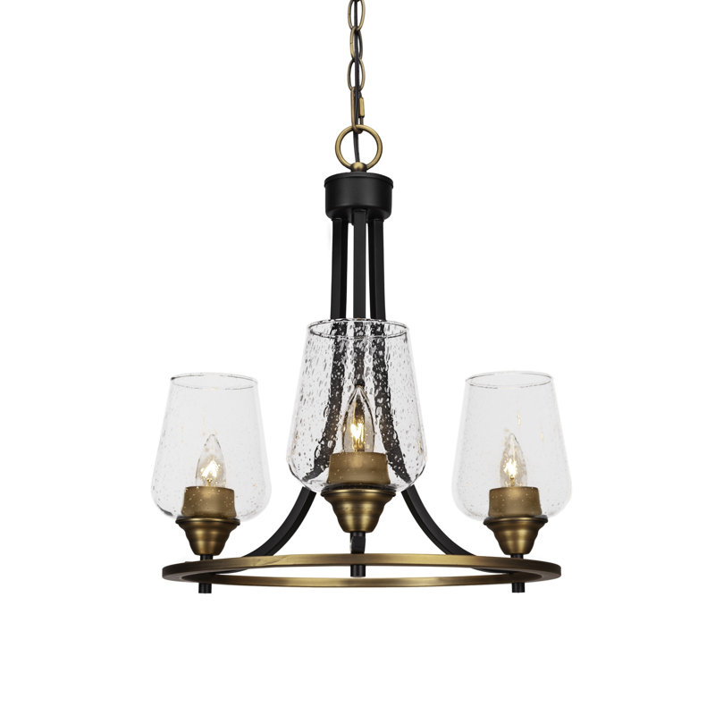 Lustre 3 lumières à lumière verticale Achen