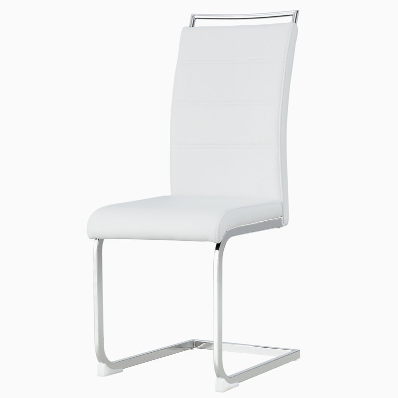 Chaise d'appoint en similicuir