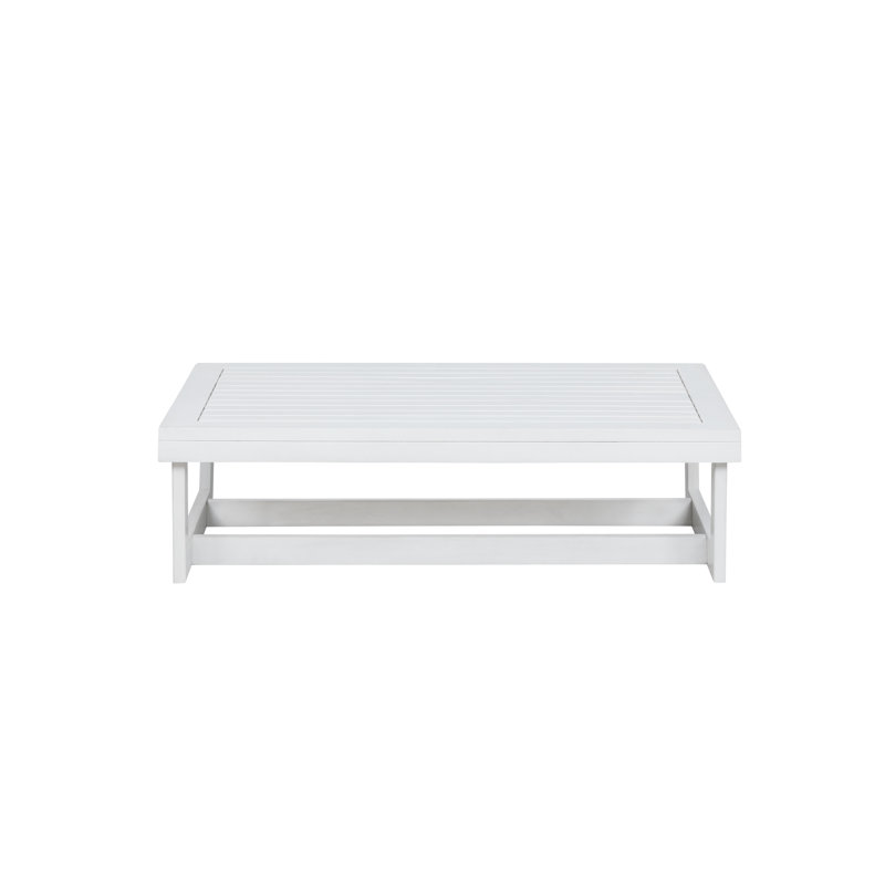 Silbury Outdoor White Cocktail Table