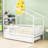 Twin Size Wooden Daybed With Twin Trundle-466847156