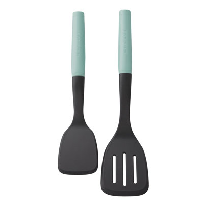 KitchenAid® Classic Plastic Turner Set, 2-Piece, Aqua