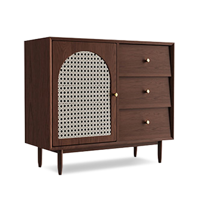 Armoire d'appoint moderne et multifonctionnelle, Brun