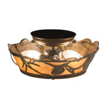 2 - Light Semi Flush Mount