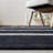 Estremera Hand Woven Cotton Striped Rug-1005372299