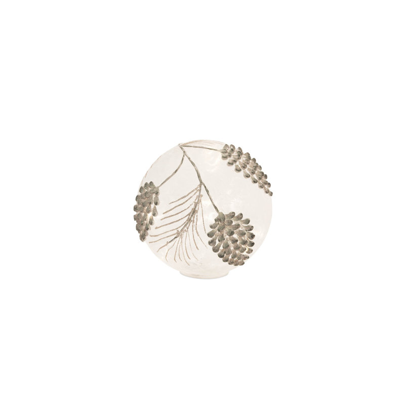 Globes de pin/verre minuterie (lot de 3), Transparent