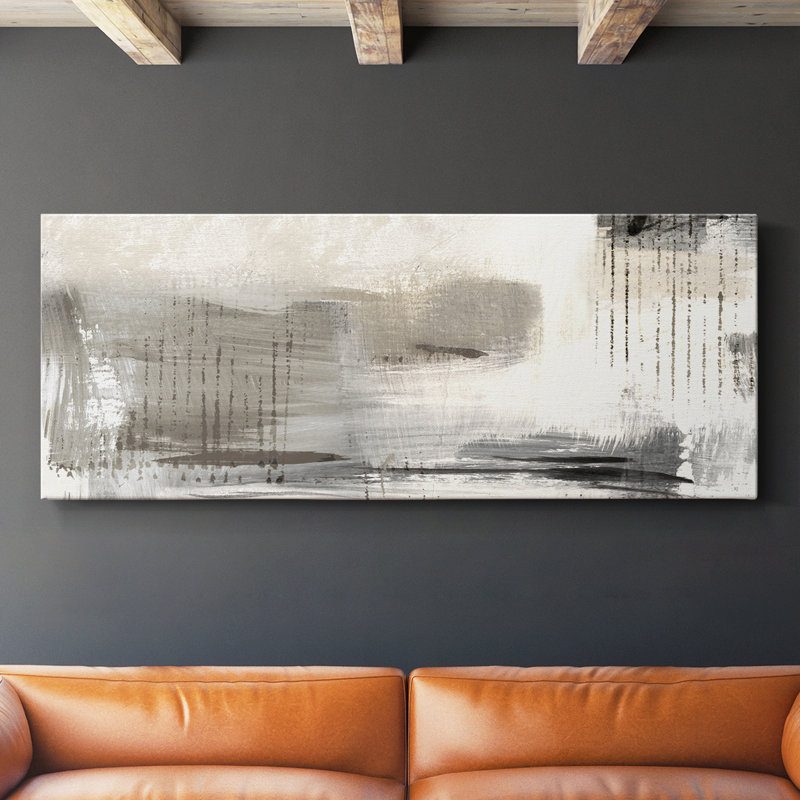 Subtle Shadow Evening- Gallery Wrapped Canvas -Ready to Hang, 20" H x 50" W