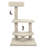 Kitty Quick 40-In Real Carpet Hammock Perch Wooden Cat Tree, Beige