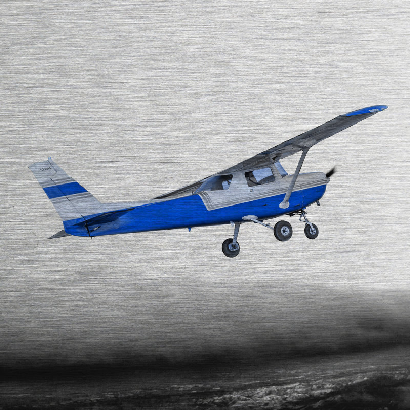 Airplane - No Frame Print on Metal