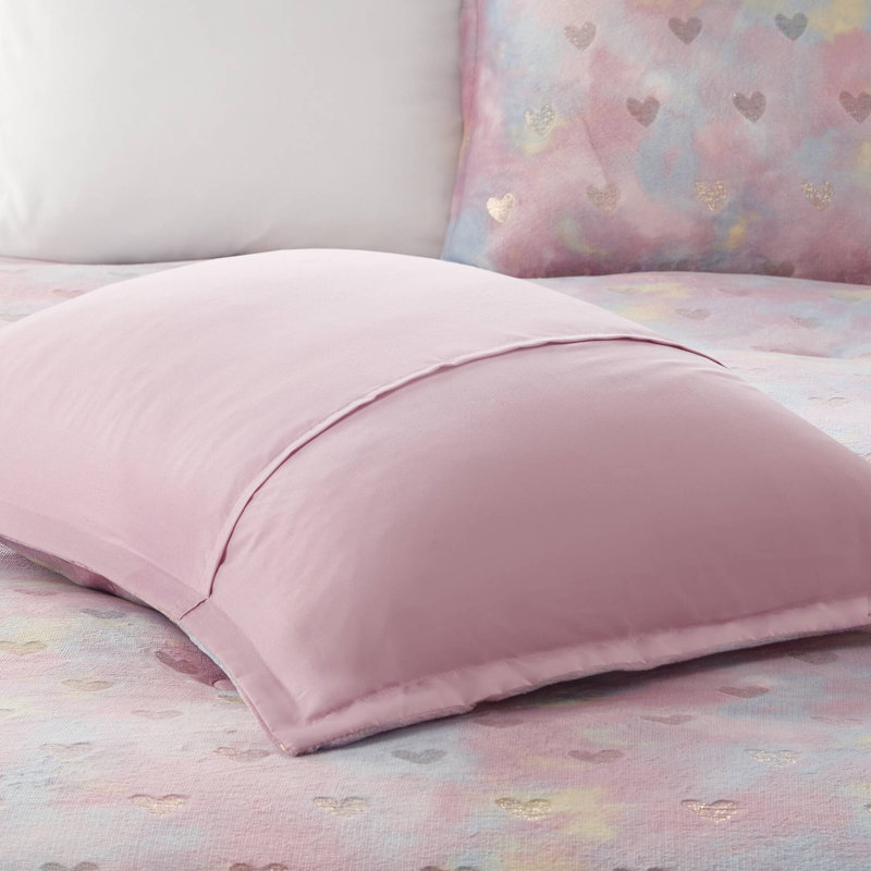 Luxurious Plush Bedding Sets, Polyester Comfort, Modern Hearts Design For Home