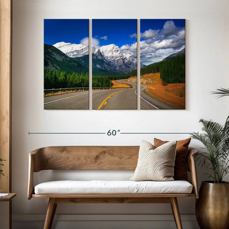 Mehar Canadian Rockies Highway, H 32 po x l 50 po
