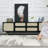 Solid Wood Wicker TV Stand with Storage-104901785