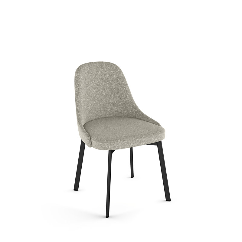 Chaise parsons Korde, Beige clair, Noir