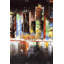 Cityscape by Night - Reproduction matte encadrée pour la décoration intérieure-2016734564-2016734560